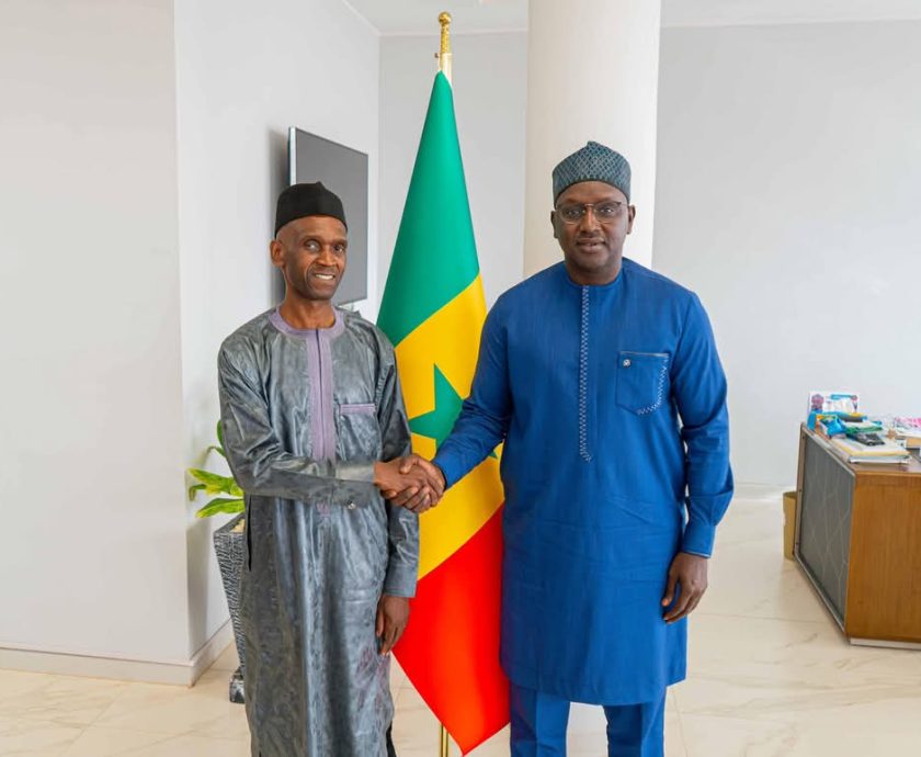 AMCOW ES with Senegal Minister