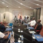 President of AMCOW, H E Dr. Cheikh Tidiane DIÉYE, holds Working Session ahead of Kigali Water and Sanitation Symposium